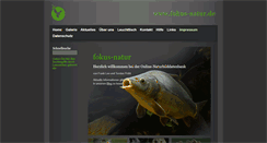 Desktop Screenshot of fokus-natur.de
